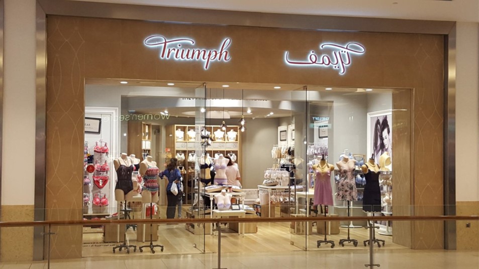 Triumph opens its third retail outlet in UAE at Abu Dhabi Mall - Alyasra  Fashion